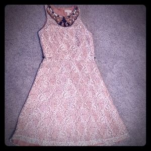 Pink Lacey dress